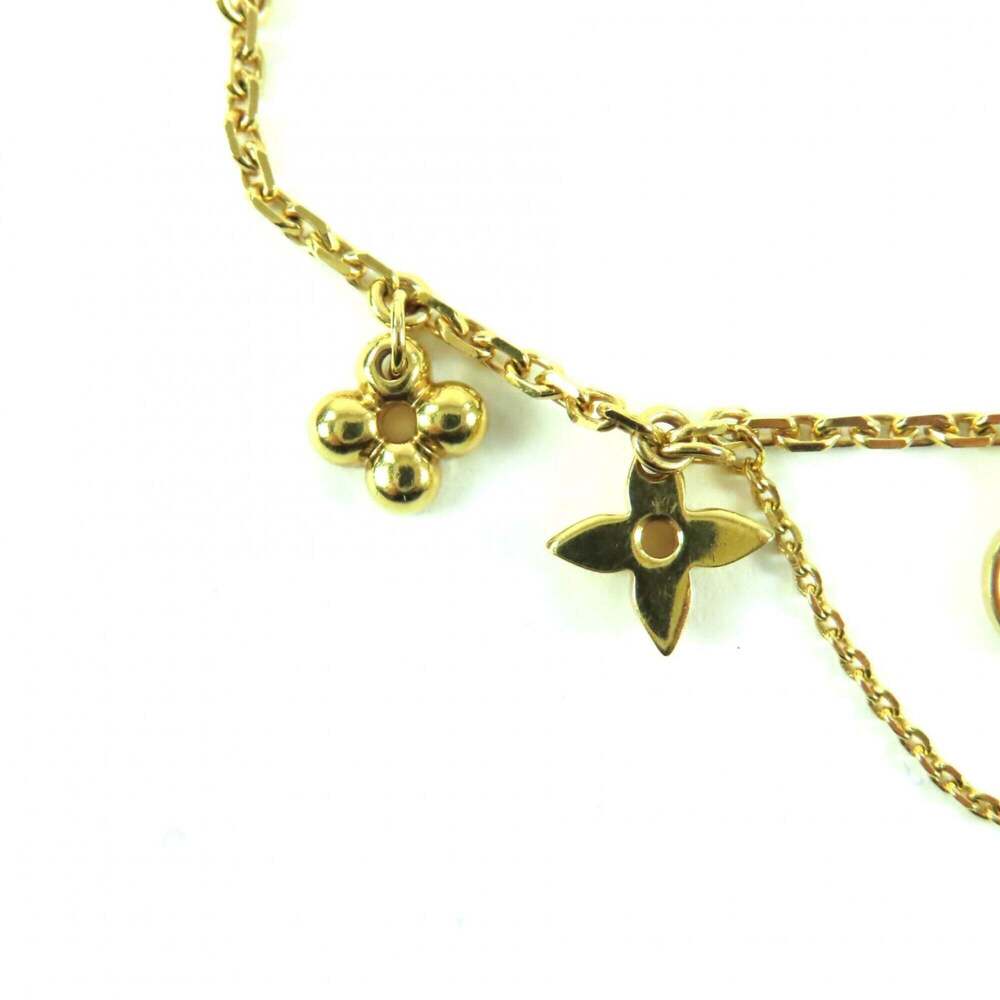 LOUIS VUITTON Gold Monogram Charm Bracelet - Picture 6 of 10